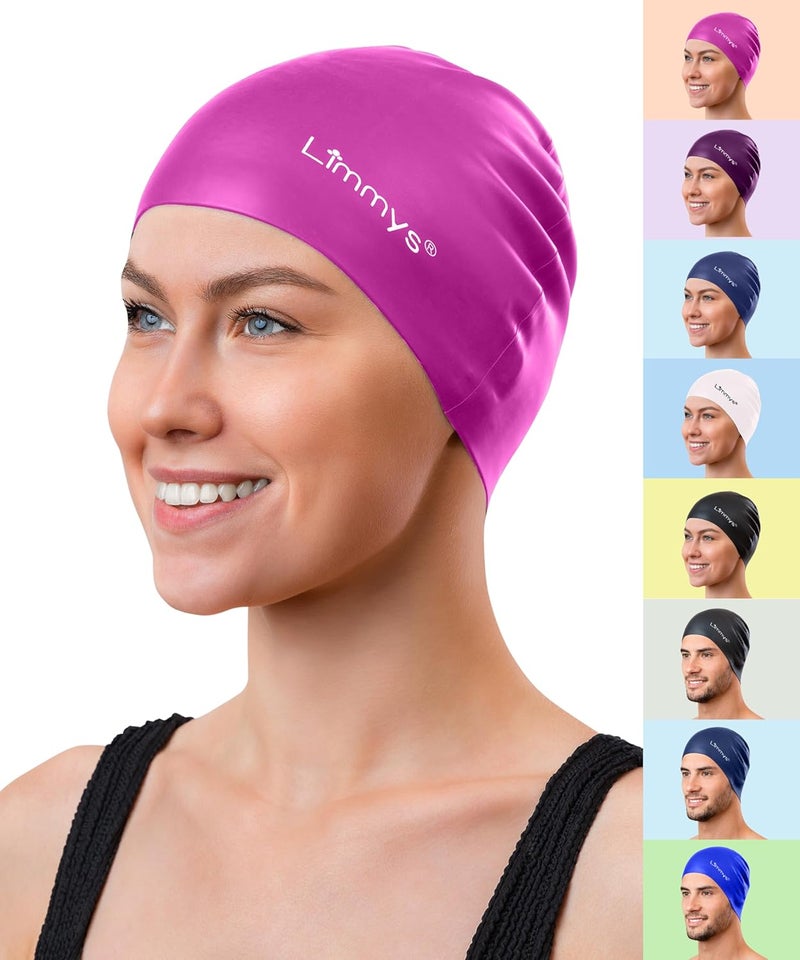 Limmys Premium Swim Cap for Adults – Soft Silicone Swimming Cap for Women & Men – Comfortable, Streamlined Fit, Chlorine Resistant & Hypoallergenic – Trusted by Swimmers Worldwide - Image 1